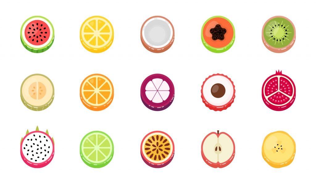 Fruit Slice Icon | Vintagio Design