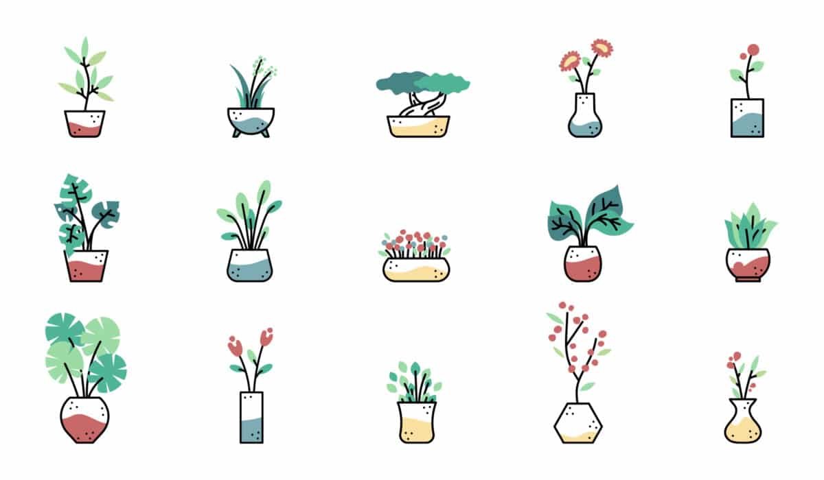 Minimalist Plant Icon