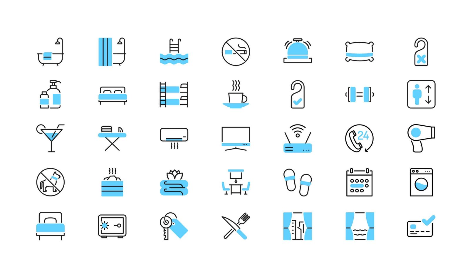 Hotel Amenities Icon