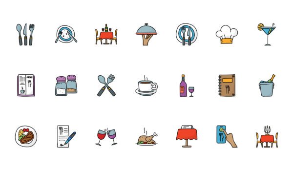 Restaurant Hand Drawn Icon