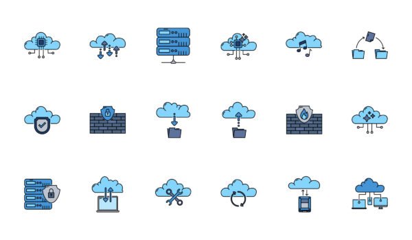 Cloud Technology Duo Tone Icon