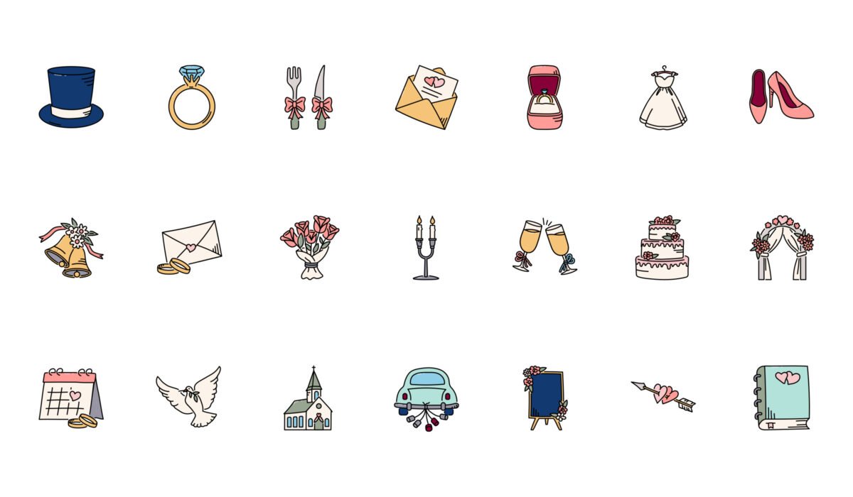 Wedding Hand Drawn Icon